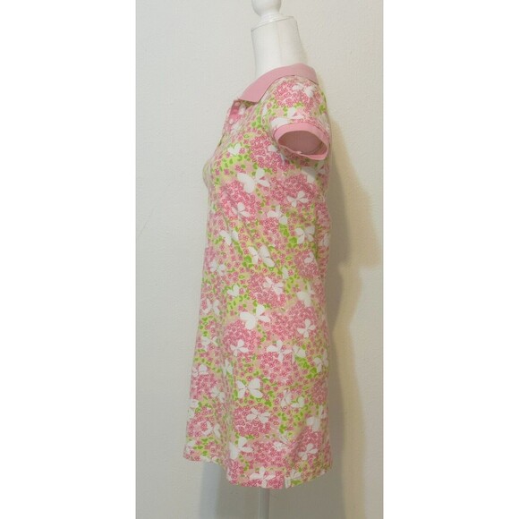 Lilly Pulitzer Youth Size 14 Vintage White Label Floral Dress Preppy Cottage - Picture 4 of 9